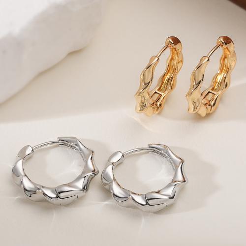 Pendiente de aro del aro de latón, metal, chapado, Joyería & para mujer, más colores para la opción, libre de níquel, plomo & cadmio, 24x21mm, Vendido por Par