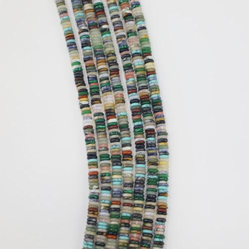 Dragi kamen perle Nakit, uglađen, možete DIY & različiti materijali za izbor, 6x2mm, Rupa:Približno 1.2-1mm, Približno 170računala/Strand, Prodano By Strand