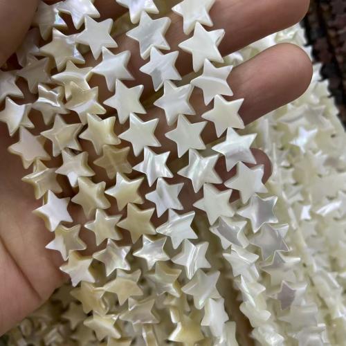 Prirodni Sea Shell perle, Školjka, Zvijezda, možete DIY, više boja za izbor, 10mm, Približno 47računala/Strand, Prodano By Strand