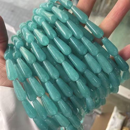 Dragi kamen perle Nakit, Suza, možete DIY & različiti materijali za izbor, 8x20mm, Približno 19računala/Strand, Prodano By Strand