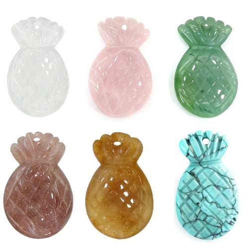 Gemstone Pendants Jewelry Pineapple DIY Sold By PC