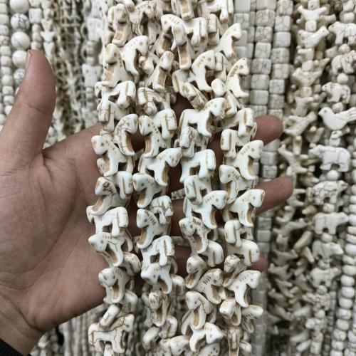 Syntetisk Turkis Bead, du kan DIY, flere farver til valg, 5x22mm, Længde Ca. 38 cm, 10Strands/Bag, Solgt af Bag