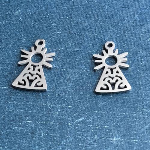 Titanium Medálok, Titanium Steel, Nap, galvanizált, DIY & üreges, több színt a választás, 9x16x1.20mm, Által értékesített PC