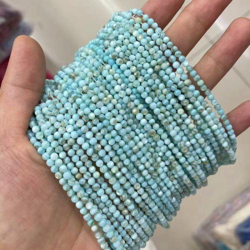 Perles de coquille colore naturelle, coquille d'eau douce, Rond, teints & DIY, plus de couleurs à choisir, 3mm, Vendu par Environ 38 cm brin