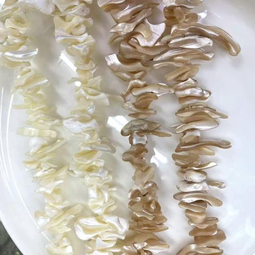 Natural Sea Shell Beads, Irregolare, DIY, nessuno, 15mm, Appross. 100PC/filo, Venduto da filo