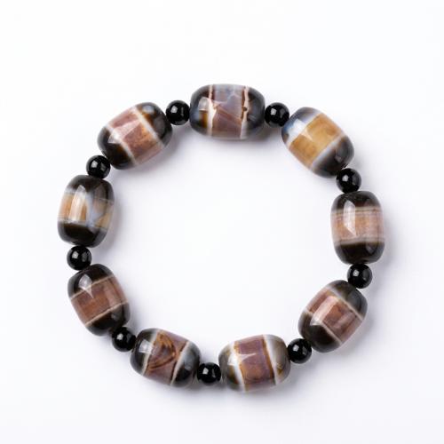 Tibetan Agate Bracelet fashion jewelry & Unisex Length Approx 18.5 cm Sold By PC