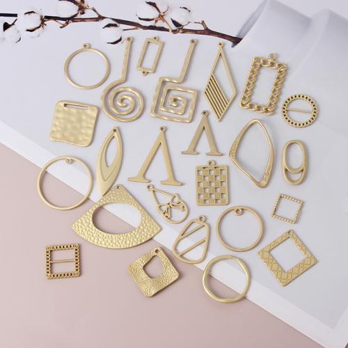 Pingentes de liga de zinco, cromado de cor dourada, DIY & Vario tipos a sua escolha, vendido por PC