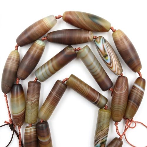 Ágata natural tibetano Dzi Beads, Ágata tibetana, DIY & tamanho diferente para a escolha, vendido para Aprox 38 cm Strand