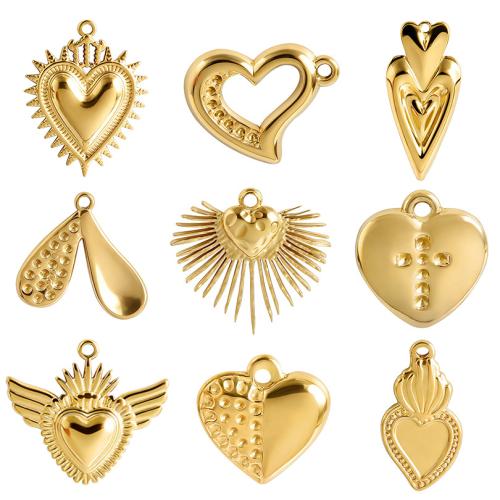 Roestvrij stalen sieraden Hangers, 304 roestvrij staal, DIY & verschillende stijlen voor de keuze, 10pC's/Bag, Verkocht door Bag