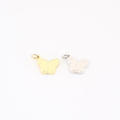 Brass Jewelry Pendants Butterfly plated DIY Sold By PC