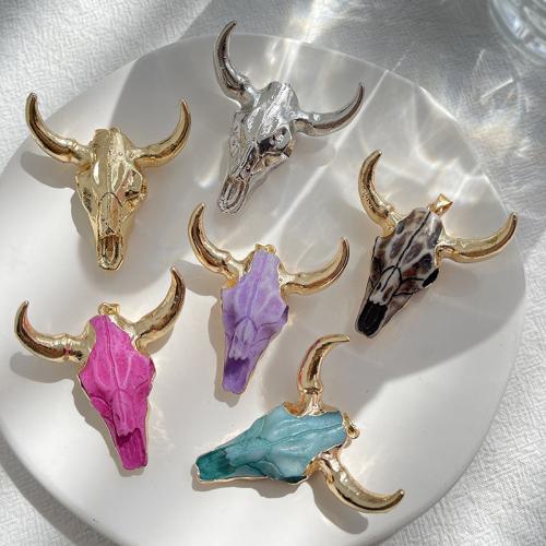 Roisín siogairlín, Sinc Alloy, le Roisín, plátáilte, DIY, dathanna níos mó le haghaidh rogha, 47x49mm, Díolta De réir PC