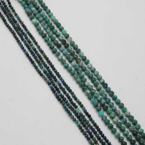 Lapis Lazuli Phenix Beads Round DIY & faceted Sold By Strand