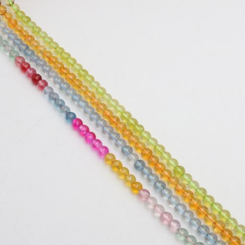 Round Crystal Beads polished DIY Sold By Strand