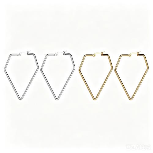 304 Cruach dhosmálta Lever Ar ais Earring, Patrún Geoiméadrach, plátáilte, jewelry faisin & unisex, dathanna níos mó le haghaidh rogha, Díolta De réir Péire