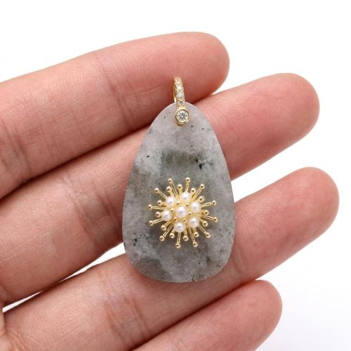 Gemstone Přívěsky Šperky, Drahokam, Slza, DIY, více barev na výběr, 21.50x33mm, Prodáno By PC