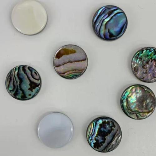 Shell Cabochons Abalone Shell Round DIY Sold By Bag