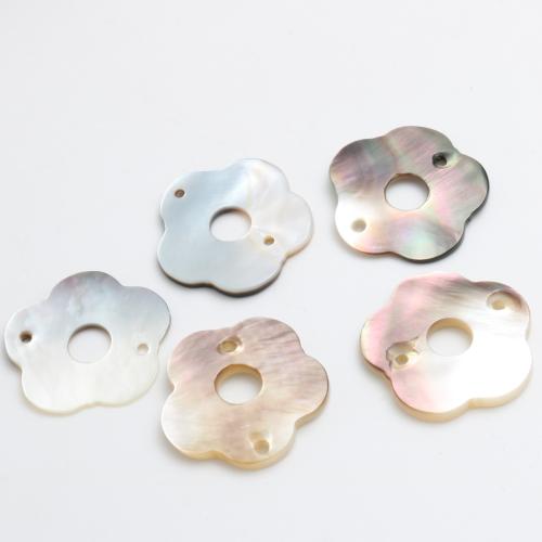 Shell-connector, Schelp, Bloem, Gesneden, DIY, 24mm, Verkocht door PC