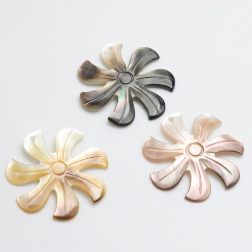 Shell Přívěsky, Skořápka, Květina, Vytesaný, DIY, 31.50mm, Prodáno By PC