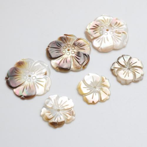 Bhlaosc Pendants, Shell, Flower, Snoite, DIY & méid éagsúla do rogha, 27x20mm, Díolta De réir PC