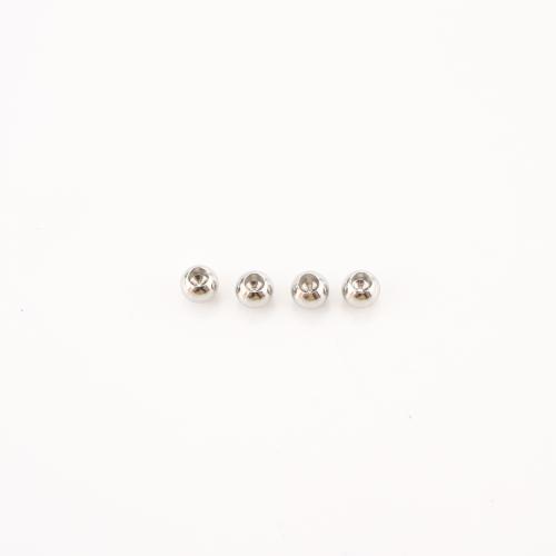 Cruach dhosmálta coirníní Spacer, 304 Cruach dhosmálta, Babhta, DIY, dath bunaidh, 4x4x4mm, 100ríomhairí pearsanta/Lot, Díolta De réir Lot