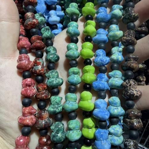 Contas de vidro de moda, Pato, DIY, Mais cores pare escolha, 13mm, Aprox 14PCs/Strand, vendido por Strand