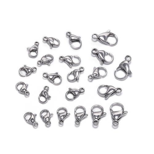 Stainless Steel Lobster Claw Clasp 316 Stainless Steel DIY original color Sold By PC