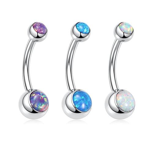 Tíotáiniam Alloy fáinne bolg, le Opal, Babhta, jewelry faisin & unisex, dathanna níos mó le haghaidh rogha, 1.60x10mm, Díolta De réir PC