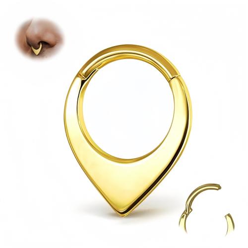 316 Cruach dhosmálta Srón Piercing Jewelry, plátáilte, unisex & méid éagsúla do rogha, dathanna níos mó le haghaidh rogha, Díolta De réir PC