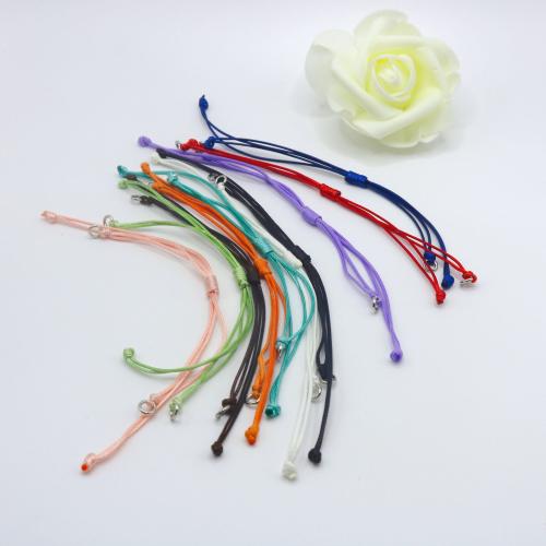 Modele bracelet a cordon , corde de cire, avec alliage de zinc, dauphin, Placage, DIY & unisexe & réglable, plus de couleurs à choisir, 90x70mm, Vendu par PC