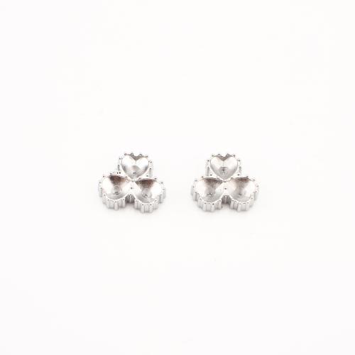 Stainless Steel Pendant Setting 304 Stainless Steel DIY original color Sold By Lot