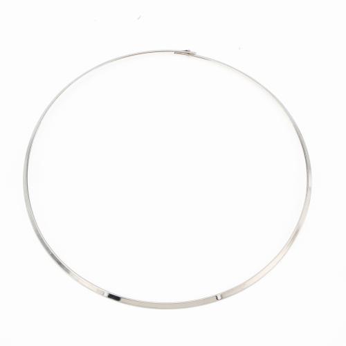 304 Nerūdijantis plienas Bangle vielos, Pasidaryk pats, Originali spalva, 145x145x3mm, Pardavė PC