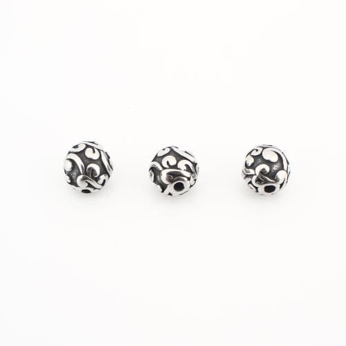Branelli Dell'acciaio inossidabile del distanziatore, 304 acciaio inox, Cerchio, Vintage & DIY, 8x8x8mm, Venduto da PC