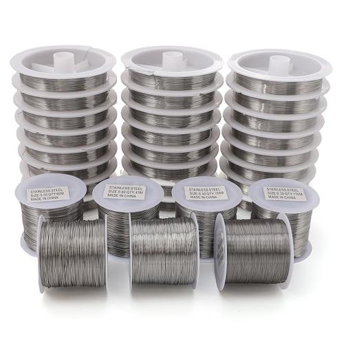Tiger Tail Wire 304 Stainless Steel DIY original color Sold By Spool