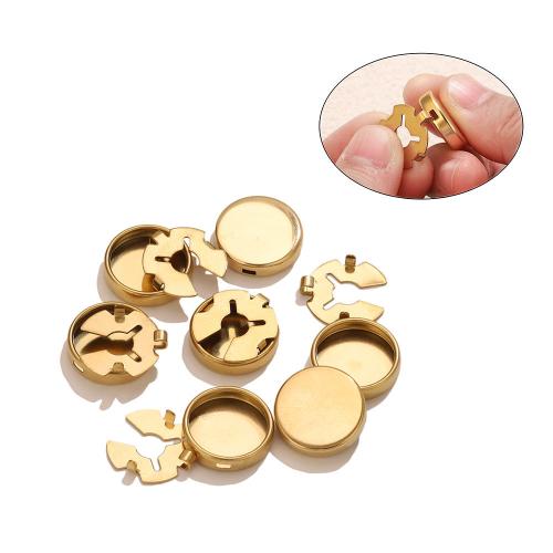 Stainless Steel Jewelry Clasp 304 Stainless Steel plated DIY Sold By PC