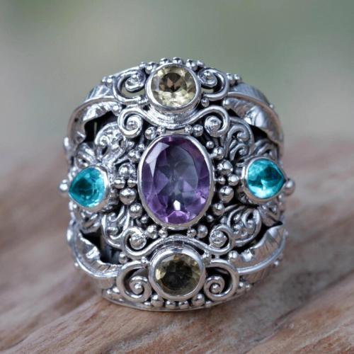Prás Ring Finger, le Gloine, dath airgid antique plátáilte, méid éagsúla do rogha & do bhean, Poll:Thart 1.5mm, Méid:6-10, Díolta De réir PC