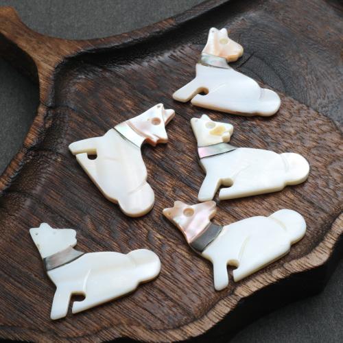 Ciondoli di conchiglia, Foglia di acero, Inciso, DIY, 37.20x35mm, Venduto da PC