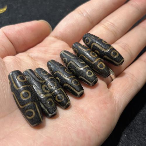 Natural Tibetan Agate Dzi Beads DIY 30mm Sold By PC