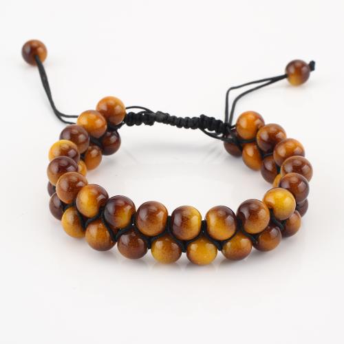pierre gemme bracelet, Rond, Double couche & unisexe, Vendu par PC