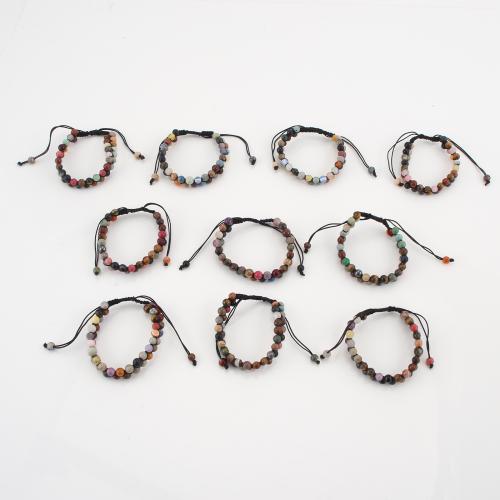 Gemstone Bracelet Round Double Layer & Unisex Sold By PC