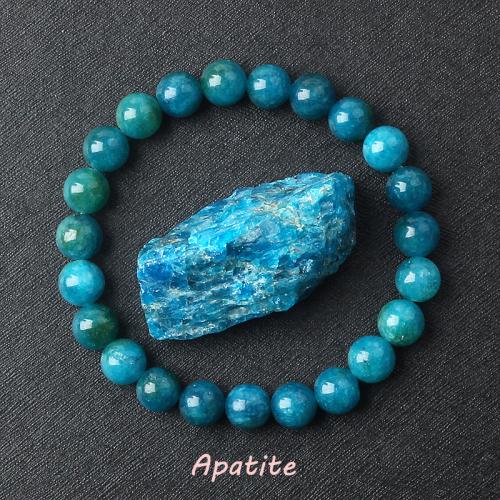 pierre gemme bracelet, poli, différents matériaux pour le choix & unisexe, 8mm, Longueur Environ 18.5-19 cm, Vendu par PC