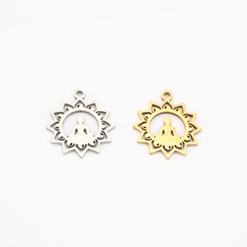 Stainless Steel Pendants 304 Stainless Steel plated DIY & hollow Sold By Lot