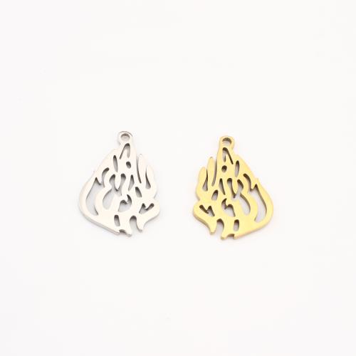 Stainless Steel Pendants 304 Stainless Steel plated DIY & hollow Sold By Lot