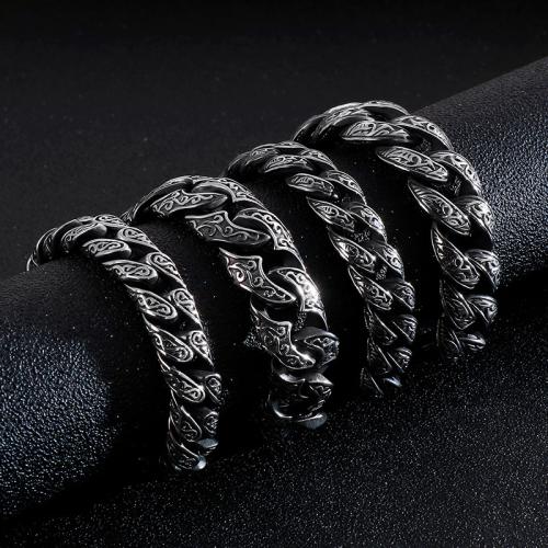 304 rustfrit stål Armbånd, forgyldt, Vintage & Unisex & forskellige stilarter for valg, Solgt af PC