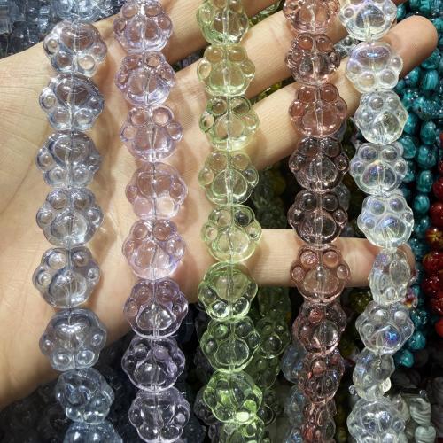 Abalorios de Cristal Murano hecho a mano, Cristal de murano, Garra, Bricolaje, más colores para la opción, 14mm, aproximado 45PCs/Sarta, Vendido por Sarta