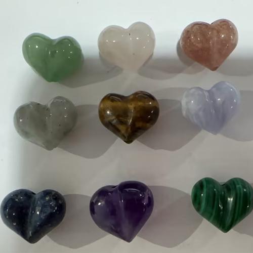 Perline gioielli gemme, pietra preziosa, Cuore, DIY, nessuno, 16x14x11mm, Foro:Appross. 1.5mm, Venduto da PC