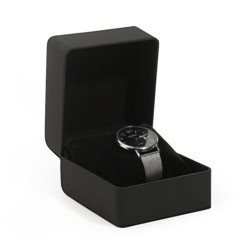 PU Watch Box, Square, Dammtät, fler färger för val, 110x100x72mm, Säljs av PC