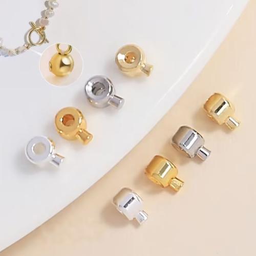 Messing Positioning Bead, plated, DIY & verschillende grootte voor keus, meer kleuren voor de keuze, 100pC's/Lot, Verkocht door Lot