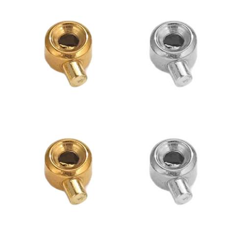 304 roestvrij staal Positioning Bead, plated, DIY, meer kleuren voor de keuze, 3x2.40mm, Gat:Ca 1.5mm, 100pC's/Lot, Verkocht door Lot