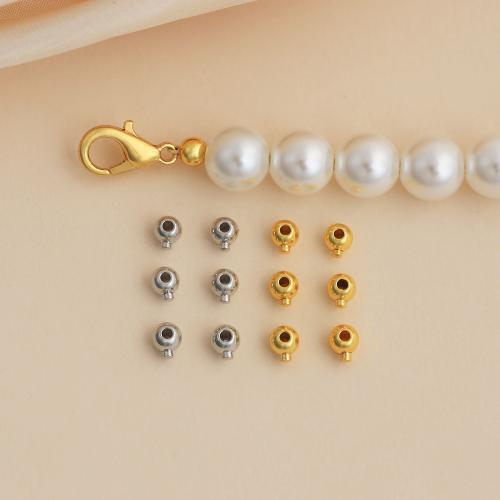 laiton Perle de positionnement, Placage, DIY, plus de couleurs à choisir, 100PC/lot, Vendu par lot