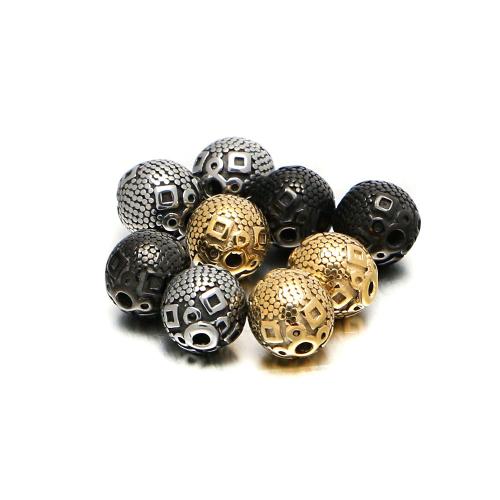 Koraliki dystansowe mosiądz, Titantium stali, Koło, Powlekane, DIY, dostępnych więcej kolorów, 8.50x9.50mm, otwór:około 1.5mm, 10komputery/wiele, sprzedane przez wiele